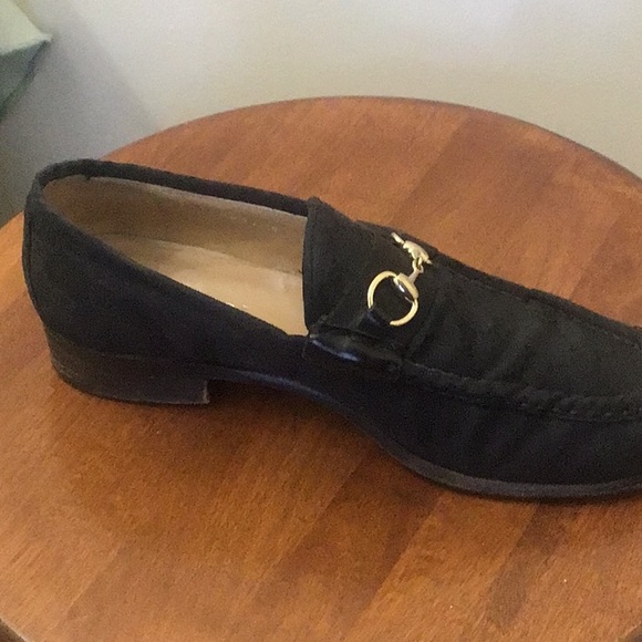 Gucci Blue Fabric Loafers - Picture 14 of 15